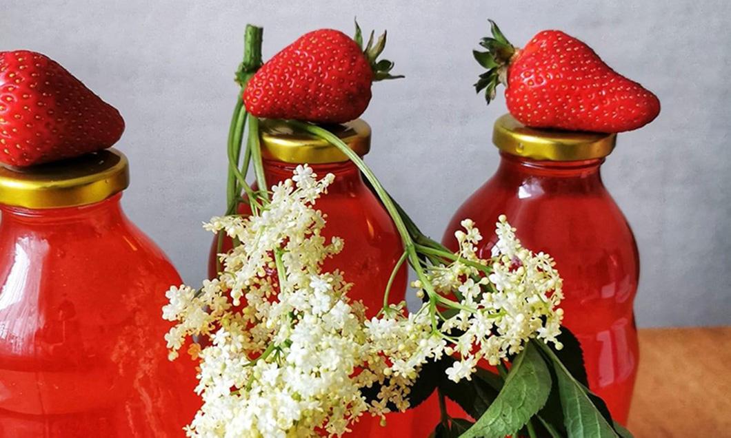 Bezgov sirup z jagodami